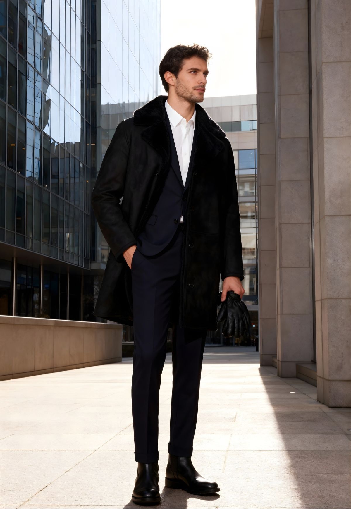 Lammfelljacke - MARTIN SCHWARZ