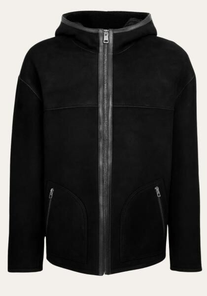 Jacke Torino - Edles Lammleder & Gelocktes Merino- Fell