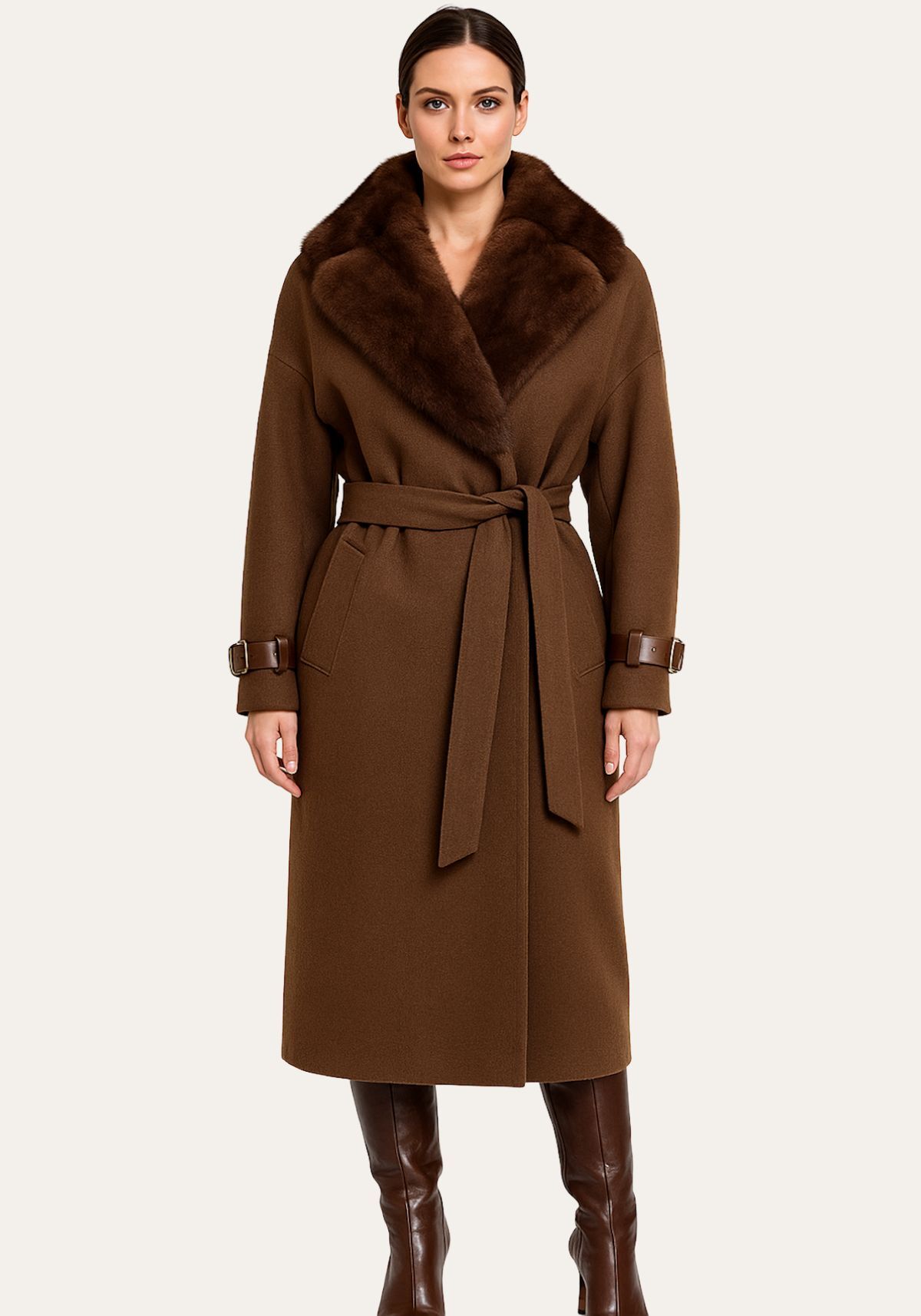 Mantel Elena - Sanfte Raffinesse in edler Wollkompostion mit Kaschmiranteil