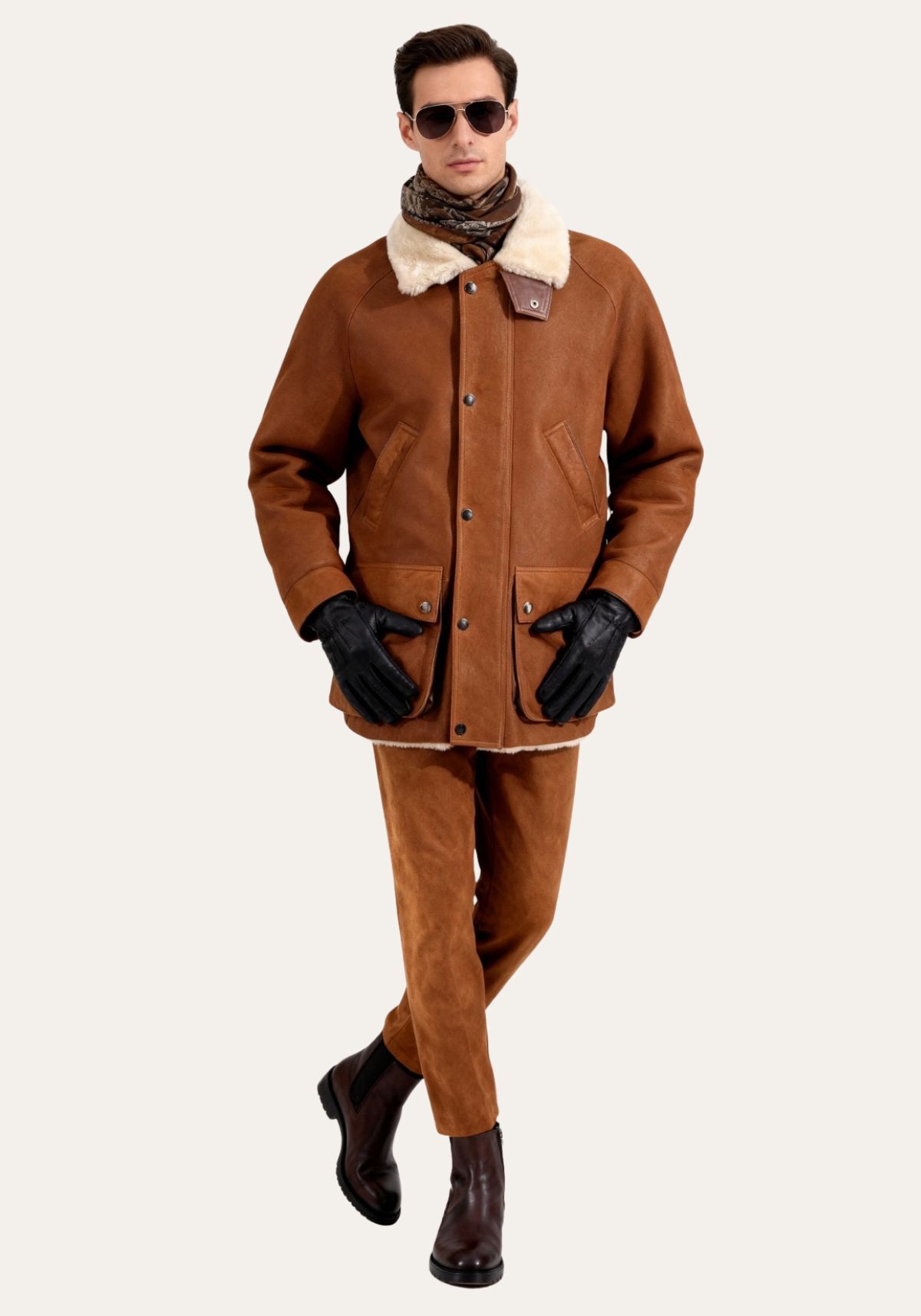 Shearling-Jacke Finn – Charakterstark, edel, authentisch