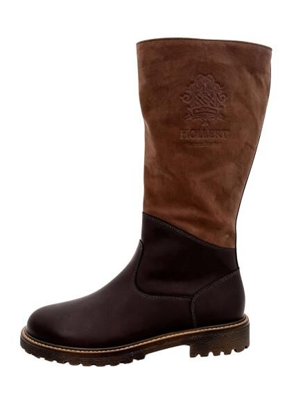 Herren Lammfell-Winterstiefel aus Echtleder Modell 9369