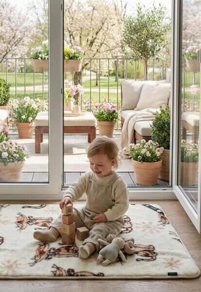 Merino Wool Blanket - Cats