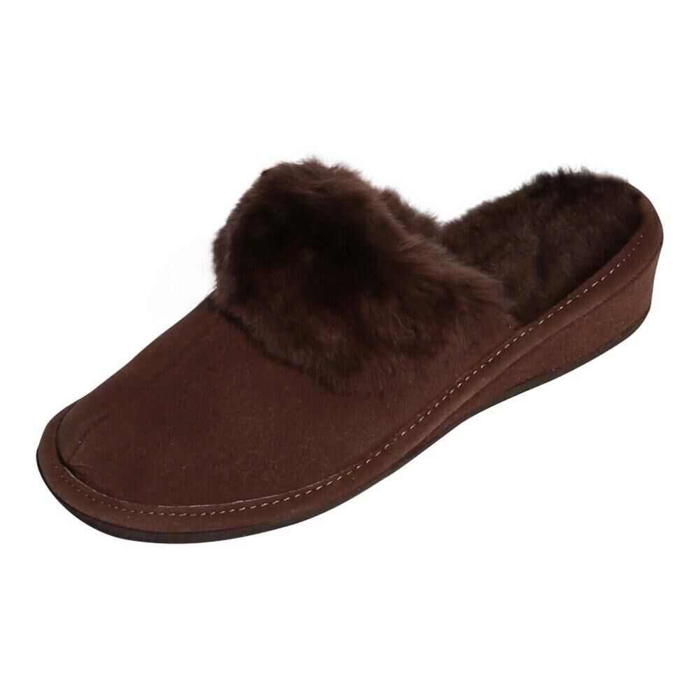 Lammfell Hausschuhe MAROKKO - Schuhgröße: EUR 42 | Farbe: Braun