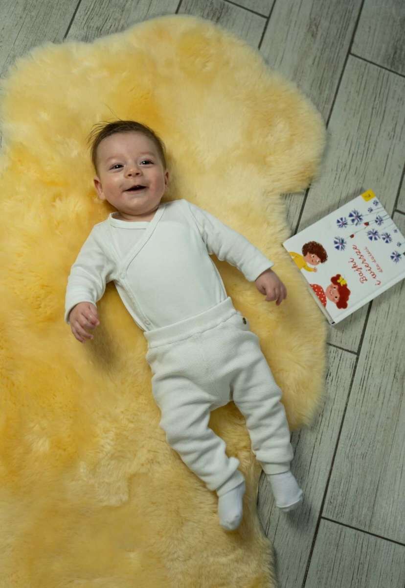 Echtes Lammfell Baby – 90-100 Cm, Medizinisch Gegerbt, Für Allergiker Geeignet, Waschbar Bei 30°