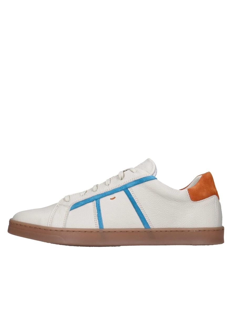 Leder Sneaker Tyler Modell X103 Beige - Schuhgröße: EUR 37