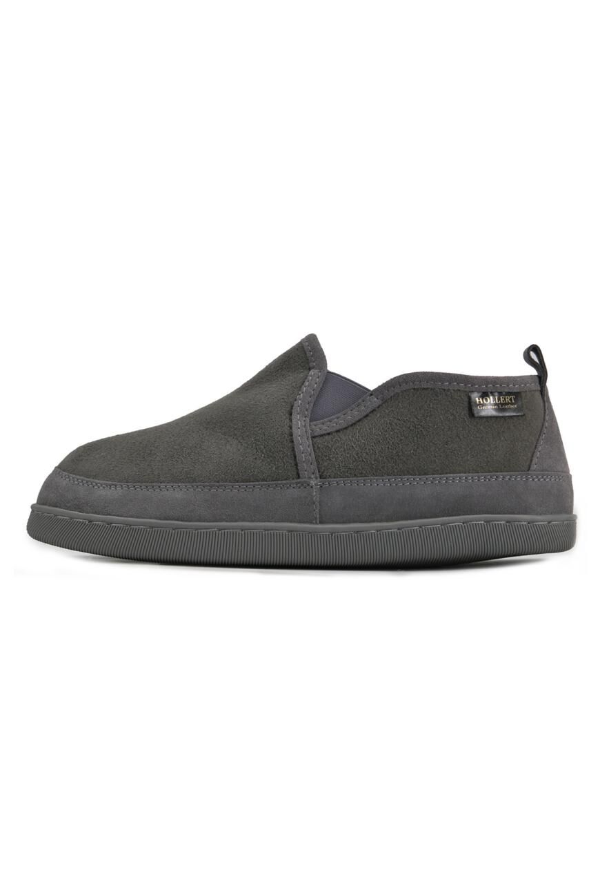 Lammfell Hausschuhe - VINCENT GRAU - Schuhgröße: EUR 42