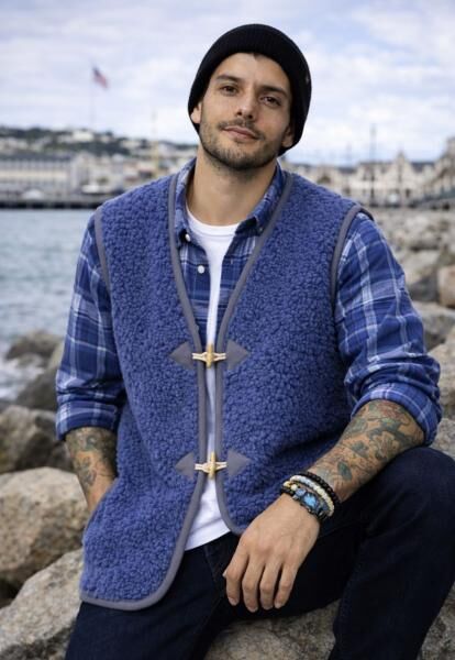 Wollweste - COLORADO BLAU