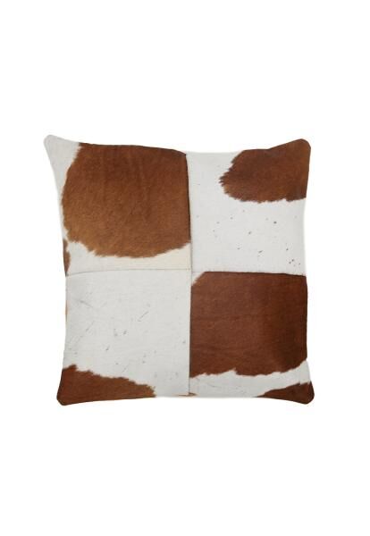Cowhide Leather Pillow Model 7