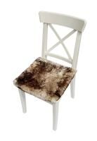 Lambskin Seat Cushion 40 x 40 cm Stracciatella