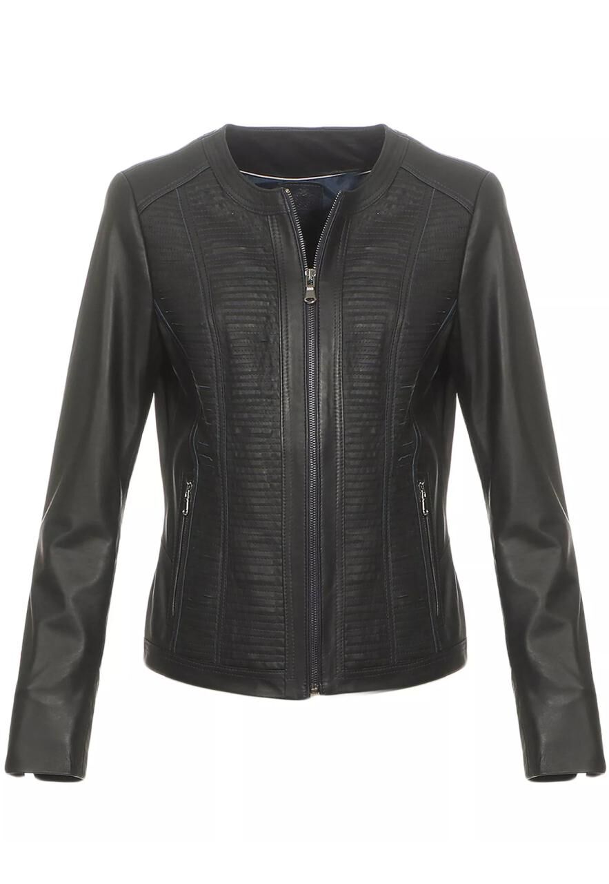 Lederjacke - PATI - Größe: S | Farbe: Schwarz