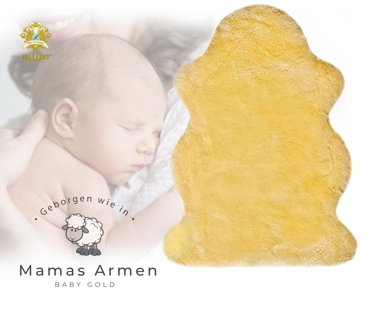 Baby Lammfell waschbar ökologische Gerbung versch. Größen - Größe: 140-150