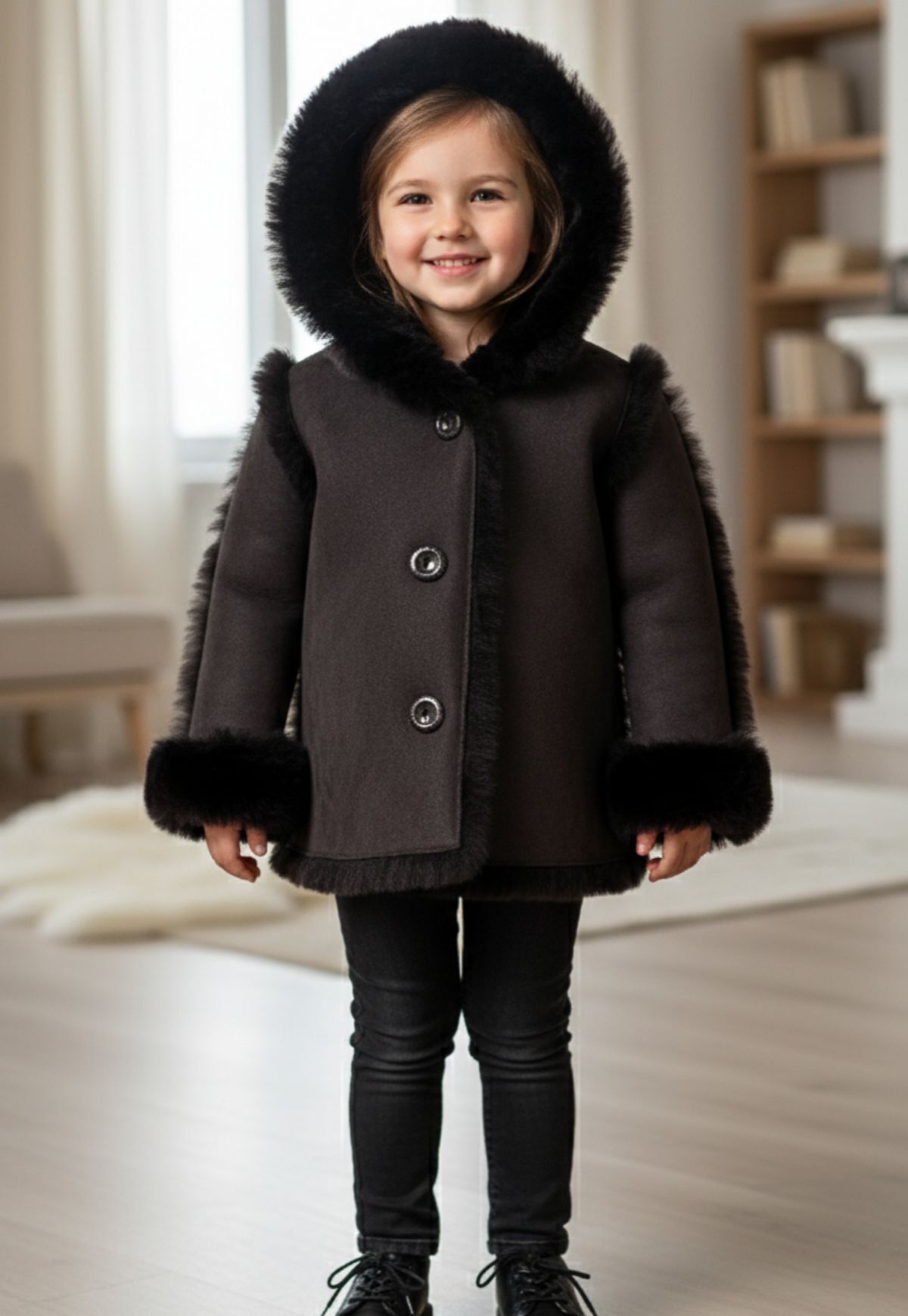 Luan Merino Lammfelljacke – Erdige Eleganz & natürlicher Komfort