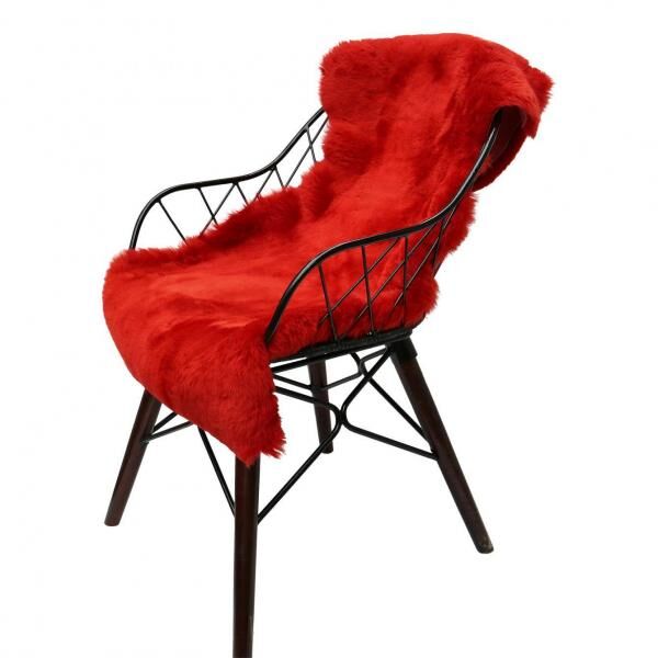 Premium Merino Lamskin Red Shorn