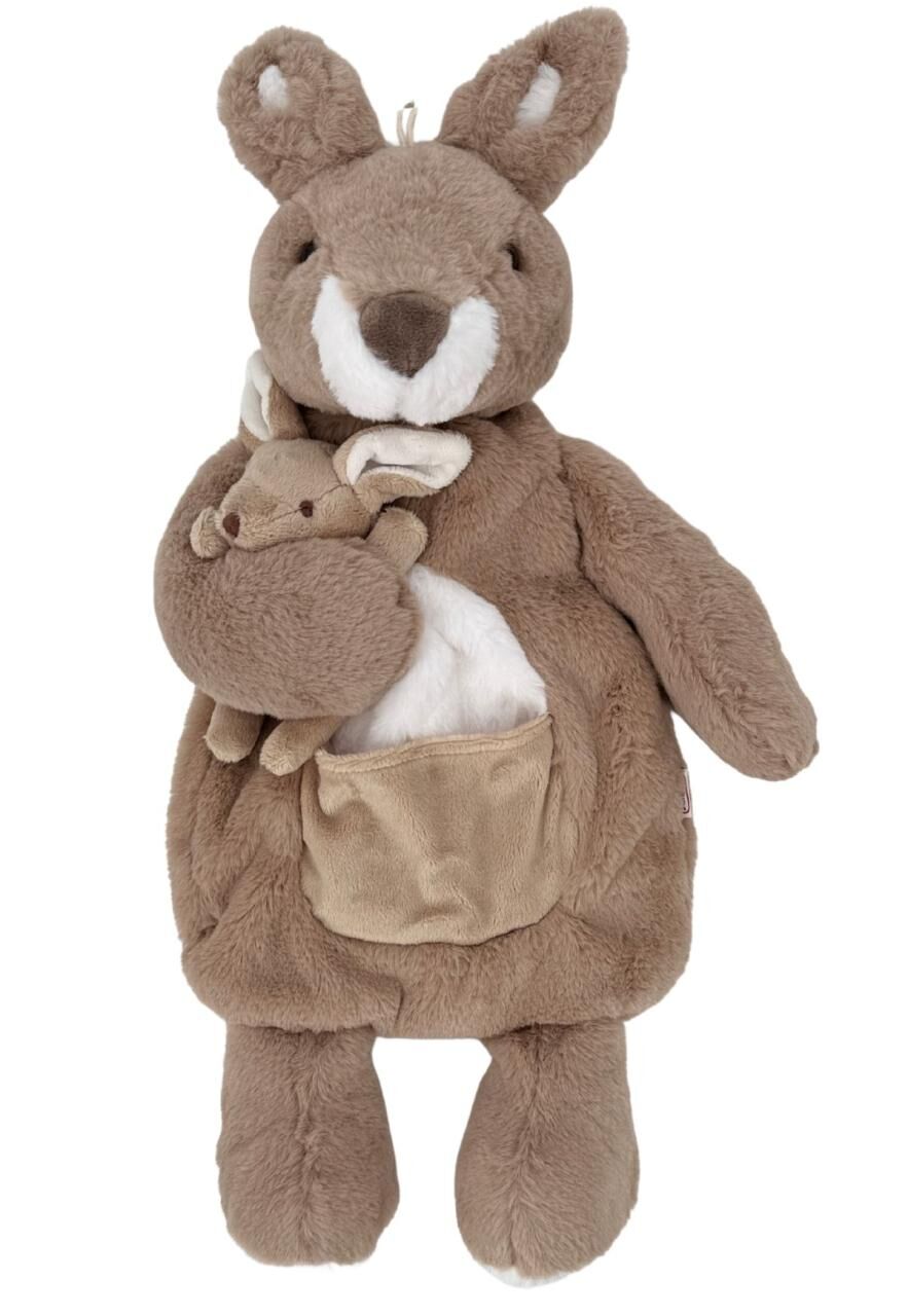 Kuschelfamilie „Känguru Pearl & Baby Pollie“ mit 0,8 L Wä... -