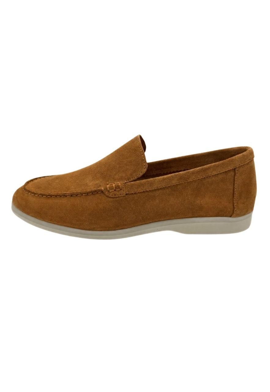 Herren Loafer aus Leder in Whisky - Komfort & Stil HOL60 - Schuhgröße: EUR 45