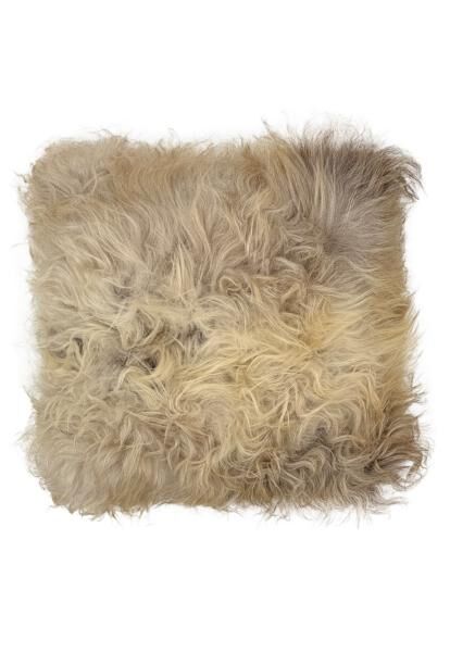 Lammfellkissen Gotland Beige mit Inlett