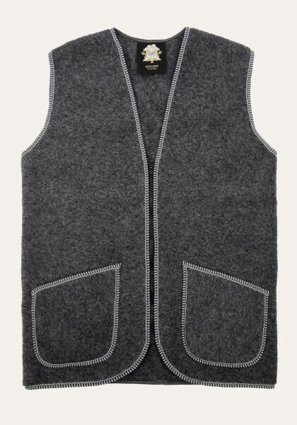 Merino Wool Vest - BEKA ANTHRAZIT
