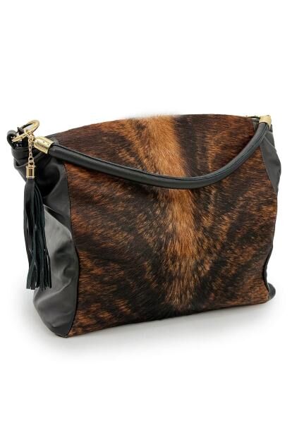 Kuhfell Handtasche Modell 54