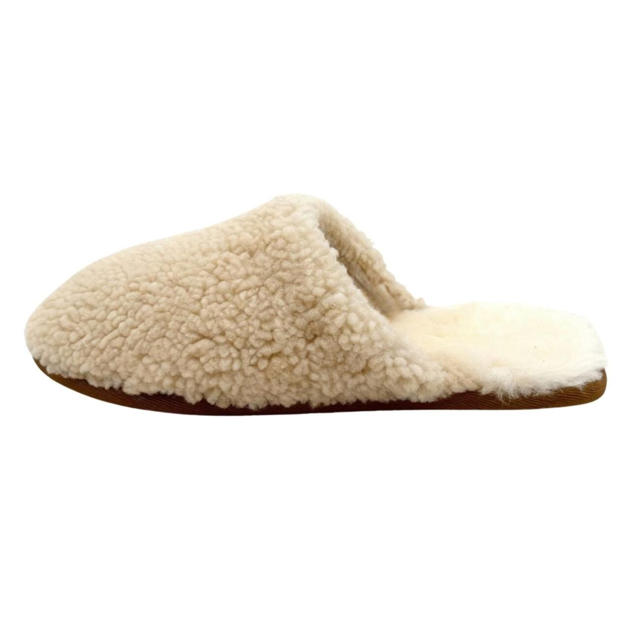Curly Cosy Damen Lammfell-Hausschuhe – Natürliche Wärme &... - Schuhgröße: EUR 42