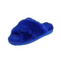 Lambskin Slippers - FLORIDA BLUE