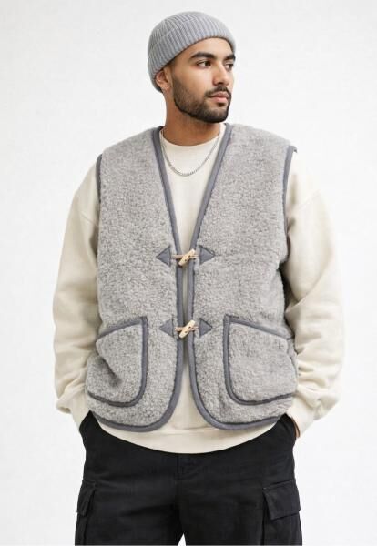 Wool Vest - COLORADO LIGHT GRAY