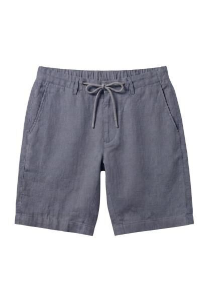 Leinen-Shorts in Blau aus 100 % Leinen – Stilvoll& sommerlich leicht