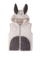 Merino wool vest for children - RABBIT