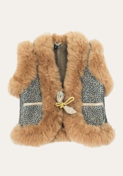 Kinder Lammfellweste - Modell 1 Größe 96