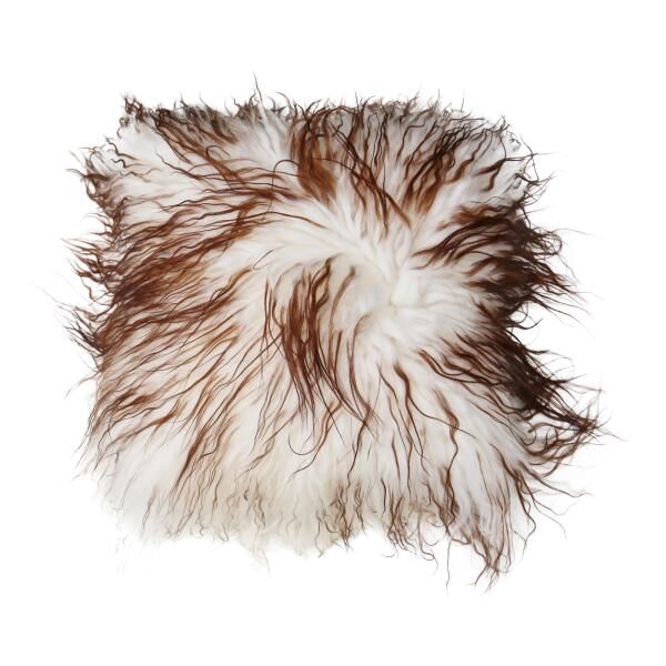 Lammfellkissen Island Stracciatella mit Inlett