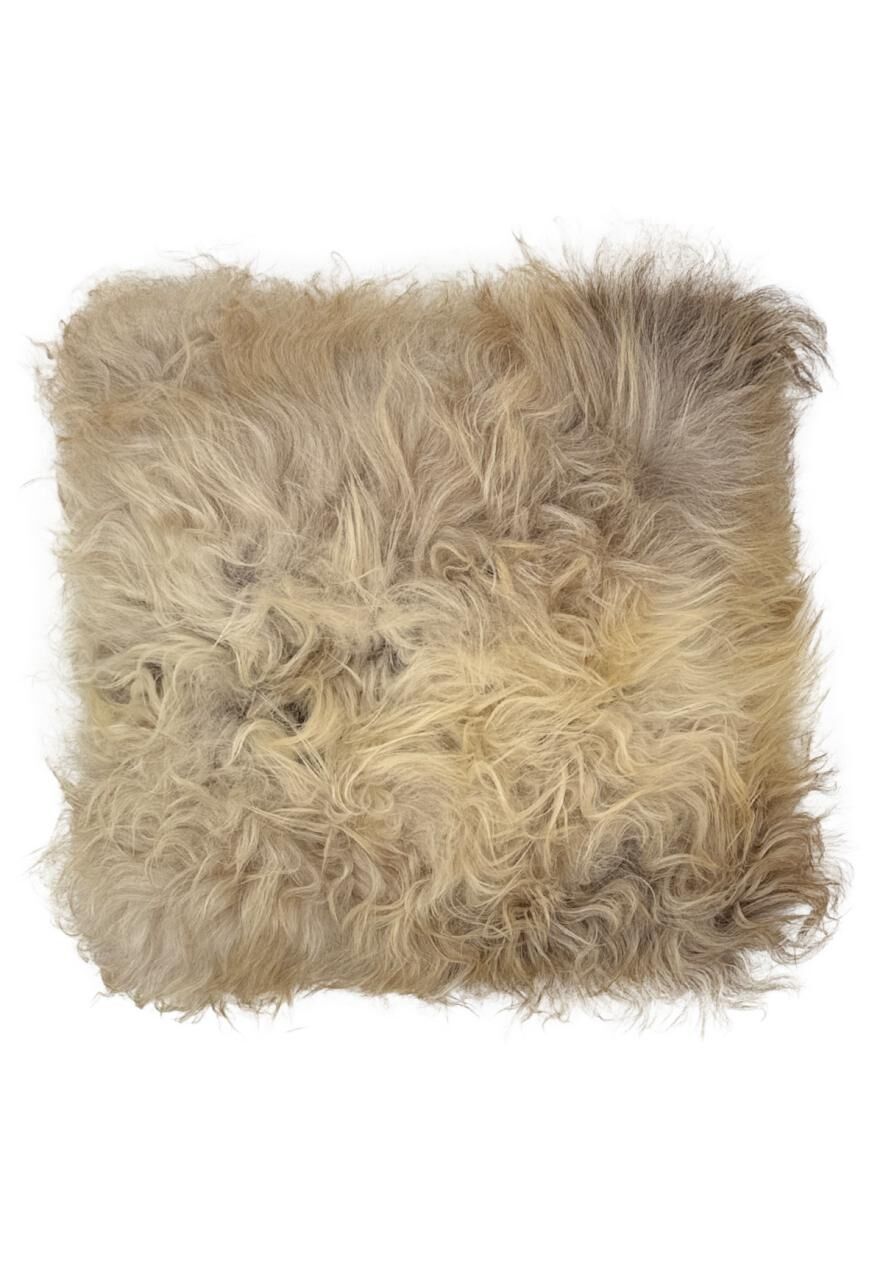 Lammfellkissen Gotland Beige mit Inlett -