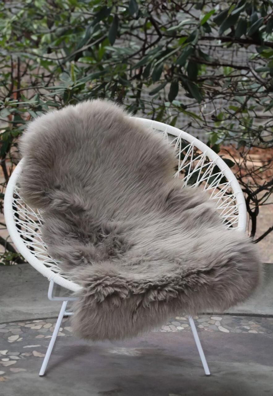 Lammfell Schwarz und Grau Töne - Farbe: Taube | Größe: 60-70