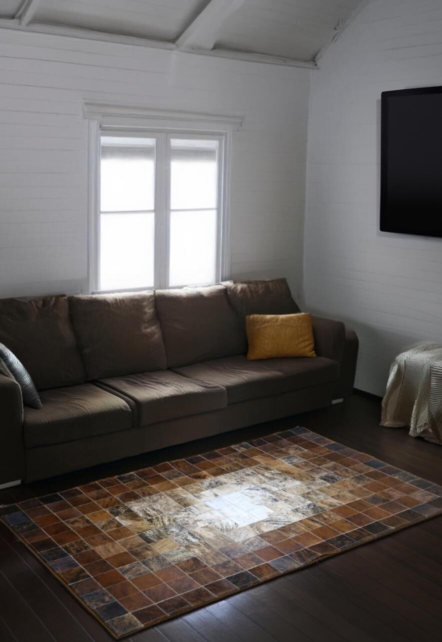 Kuhfell Teppich Modell 4 -
