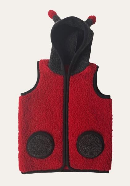 Merino Wollweste für Kinder - GLÜCKSKÄFER