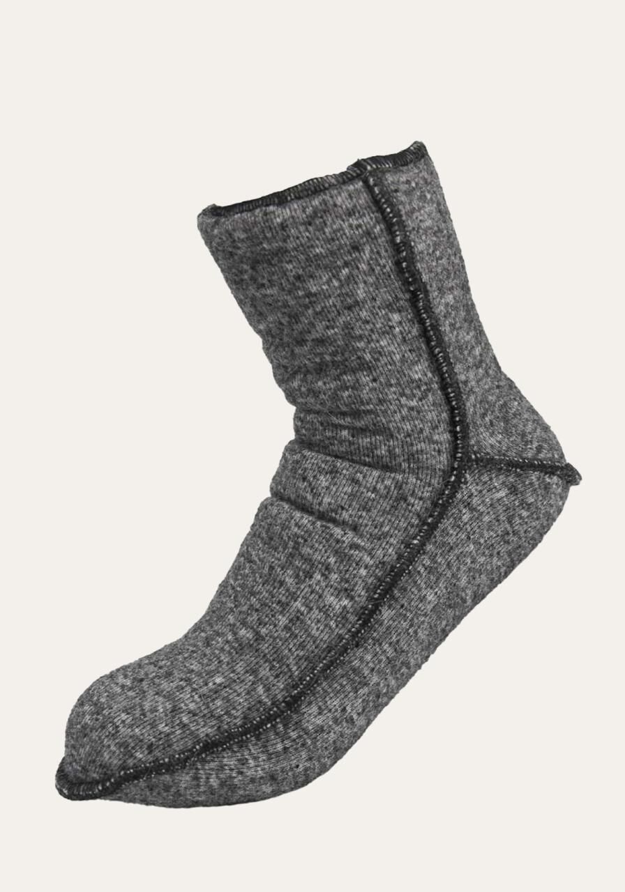 Socken aus Merinowolle MID elastisch - Farbe: Anthrazit | Größe: EUR 36-39