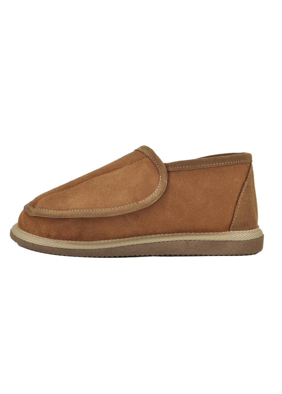 Lammfell Hausschuhe B-Ware Christel Cognac - Schuhgröße: EUR 43