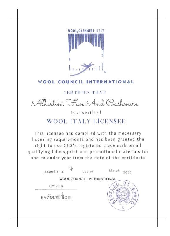 Wool Italy licensee