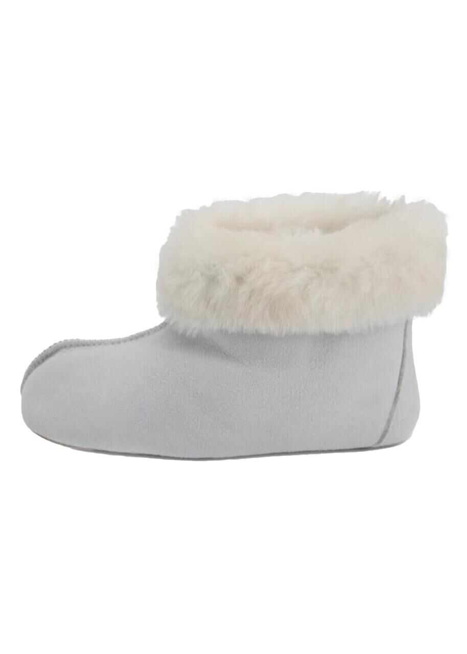 Lammfell Hausschuhe - BETTSCHUHE DREAM WEIß - Schuhgröße: EUR 44