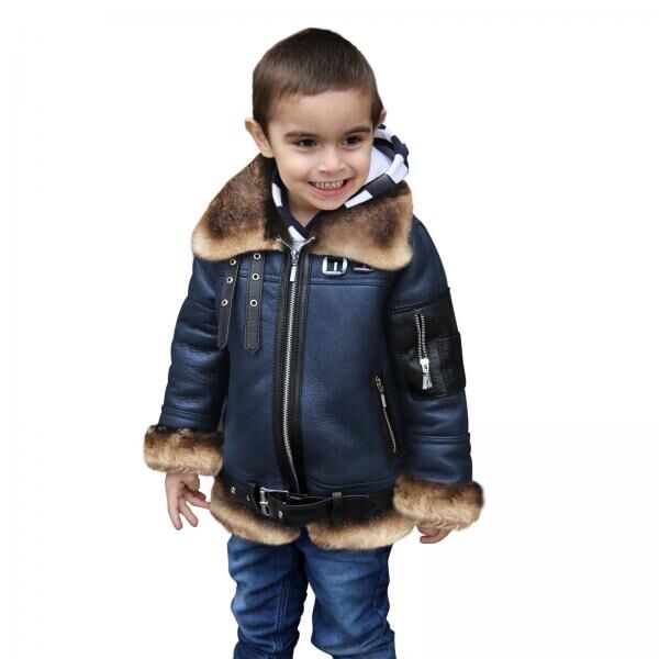 Children's Lambskin Jacket - DUMBO