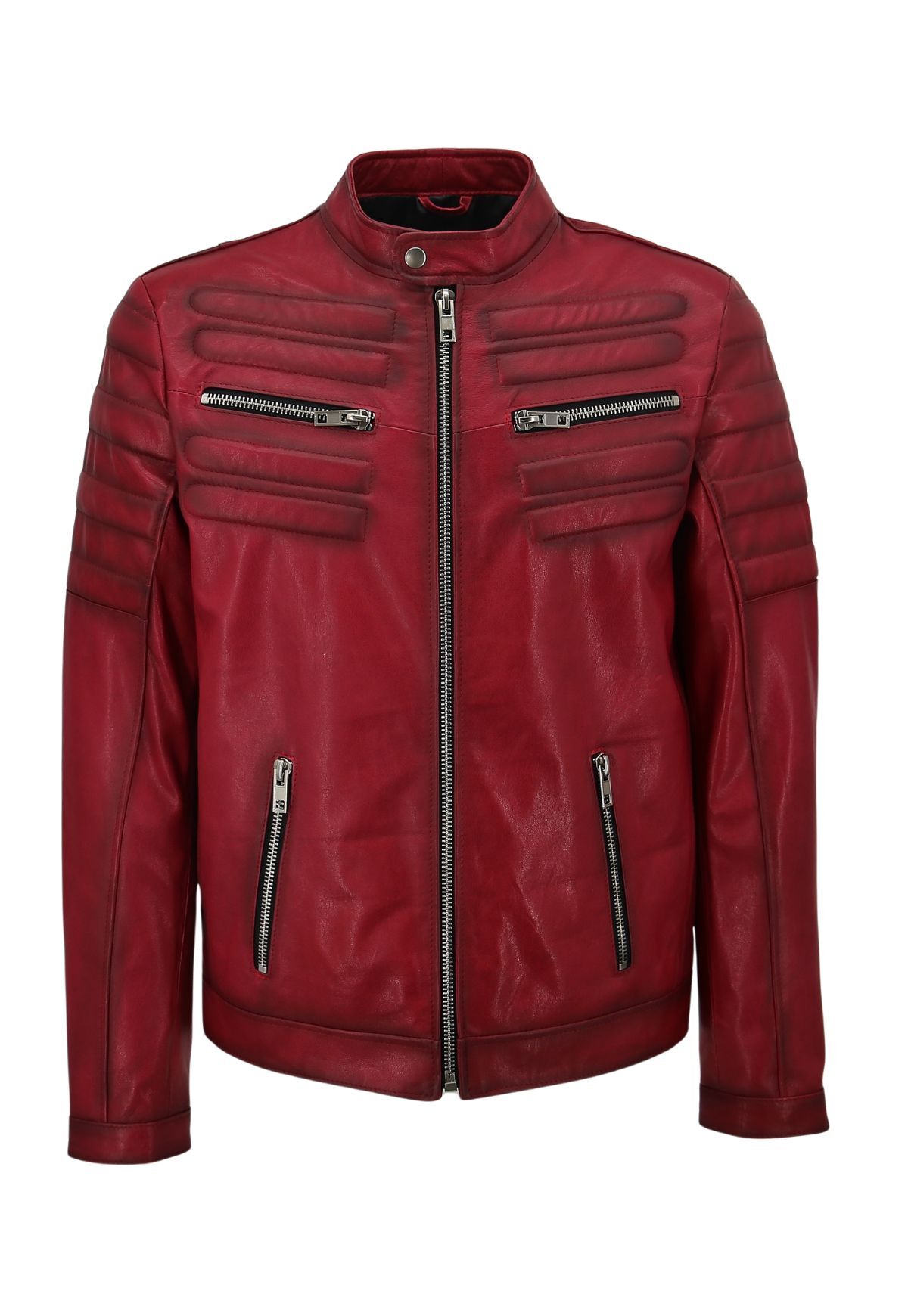 Lederjacke - MATEO ROT