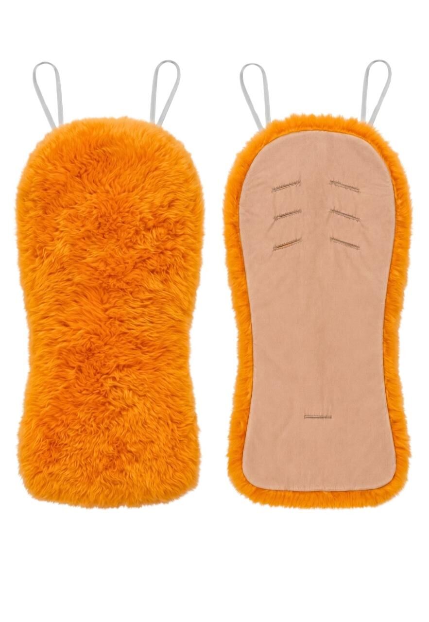 Lammfell - BUGGY Einlage - Farbe: Orange