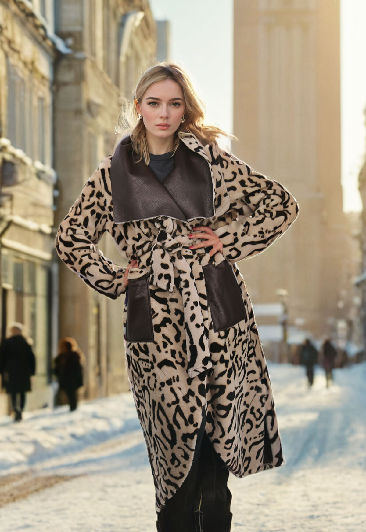 Lammfellmantel zum Wenden Louisa