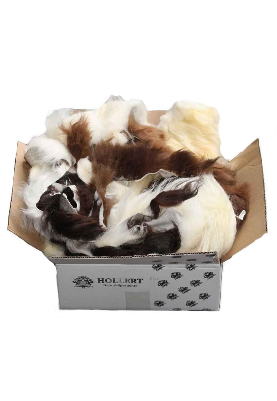 Lammfell Bastelfelle 1,5 kg Natur Mix -