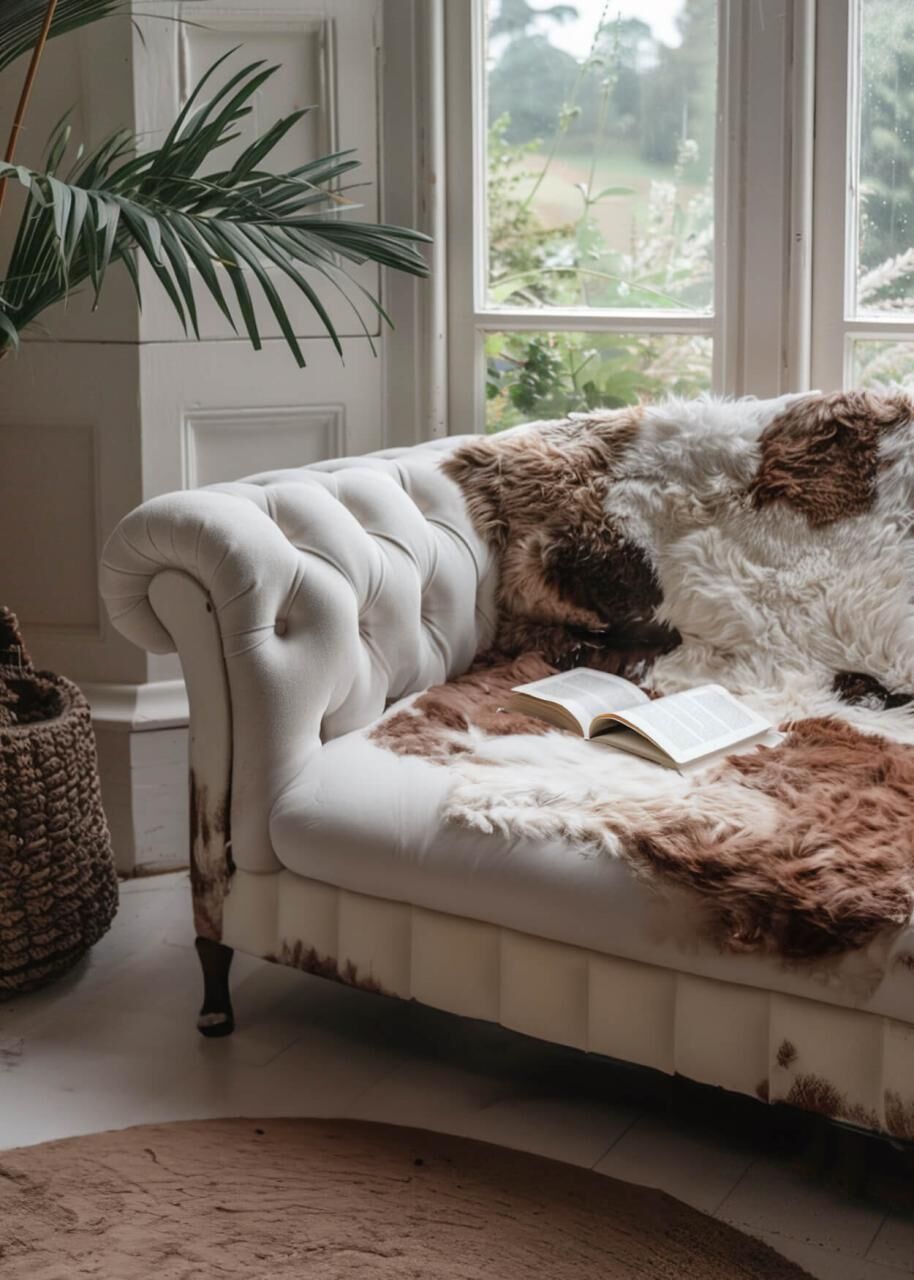 Bergziege - Ziegenfell - Größe: 90-100