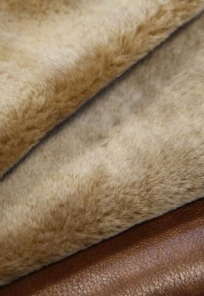 Merino Lambskin Chestnut/Cappuccino Double-Faced for Clothing