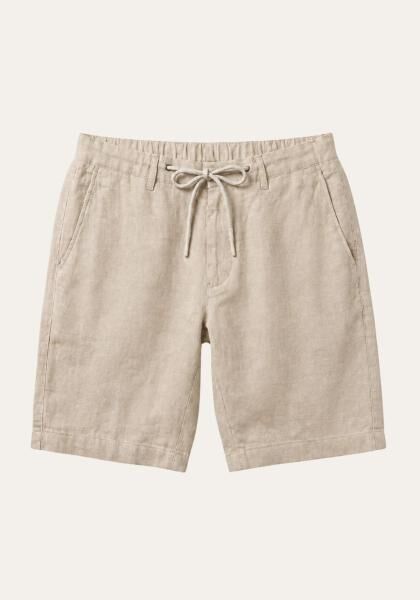Leinen-Shorts in Beige aus 100 % Leinen - Stilvoll& sommerlich leicht