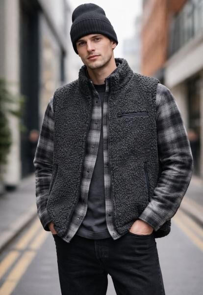 Wool Vest - Nolan