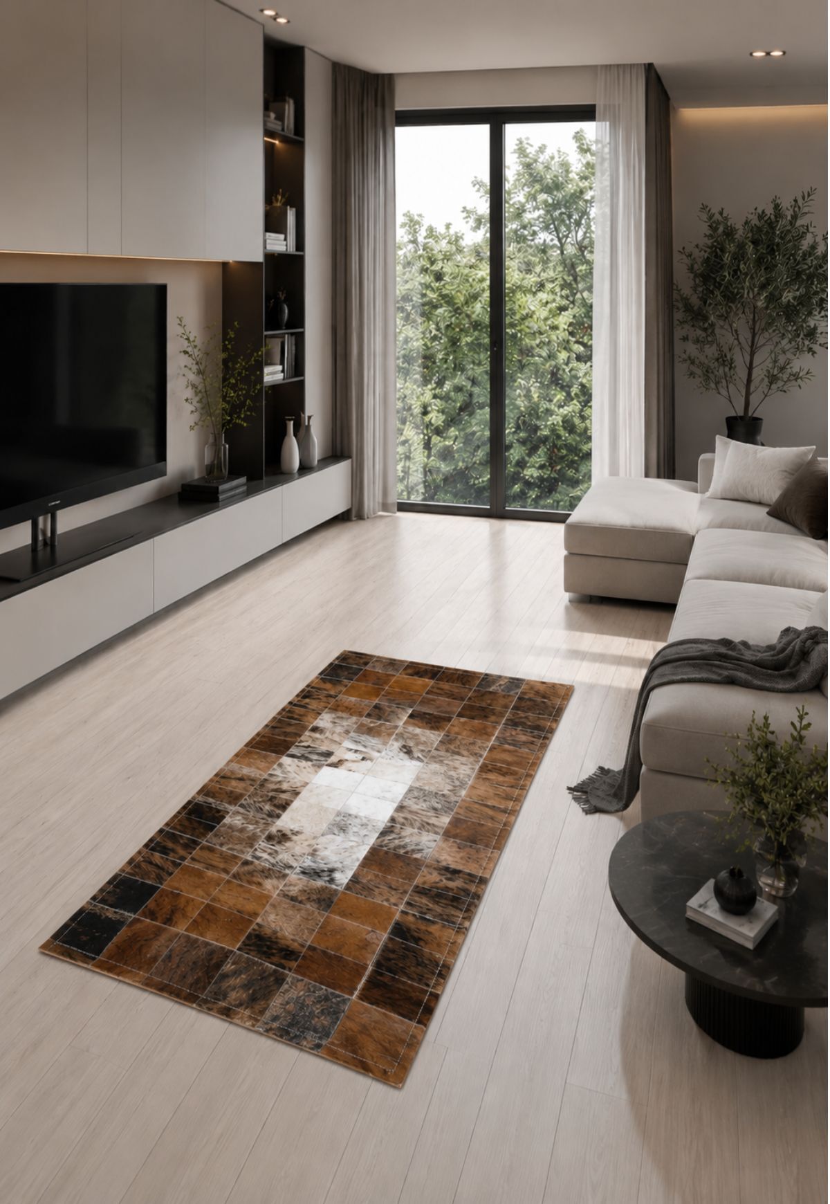 Kuhfell Teppich Modell 3