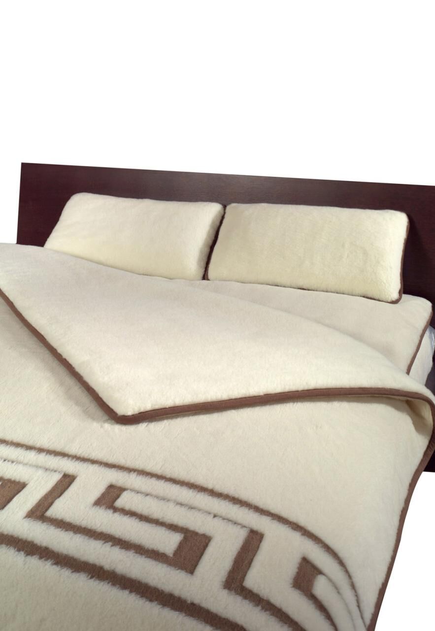 Bettdecke Wolldecke Greca 140x200 -