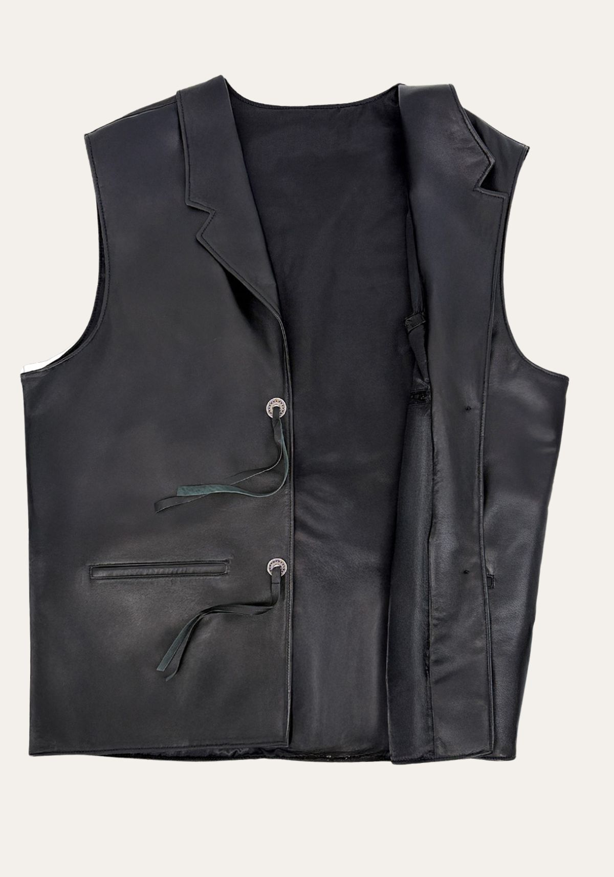 Lederweste Bill aus Lammnappa