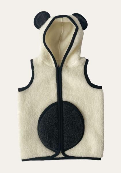 Wool vest - PANDA